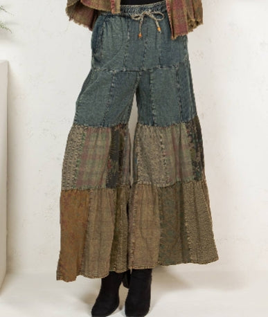 Gravel Patchwork Pants