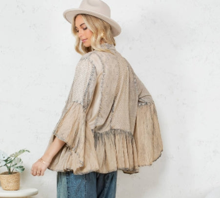 Boho Frill & Flow Kimono