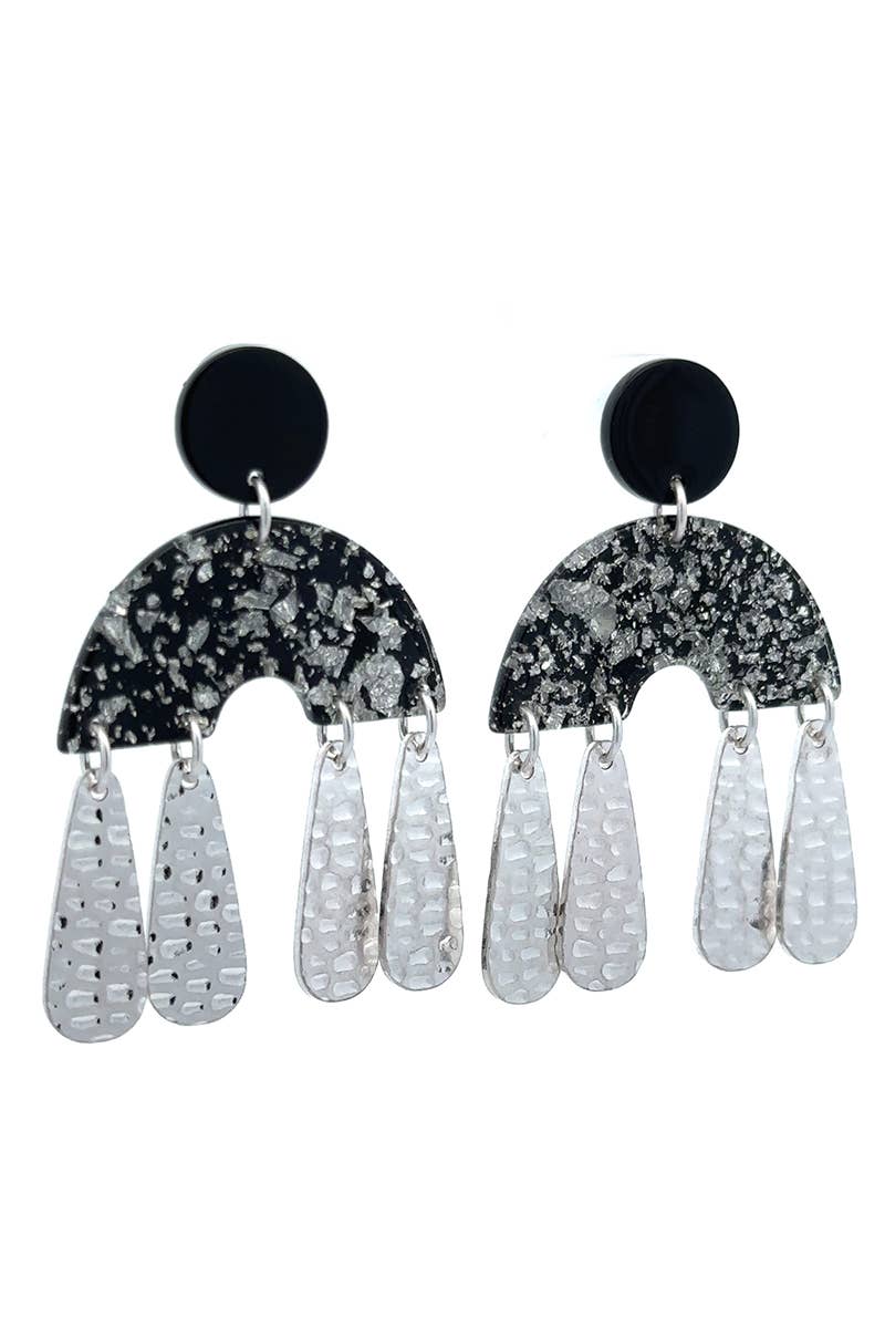 Hammered Matal Earrings