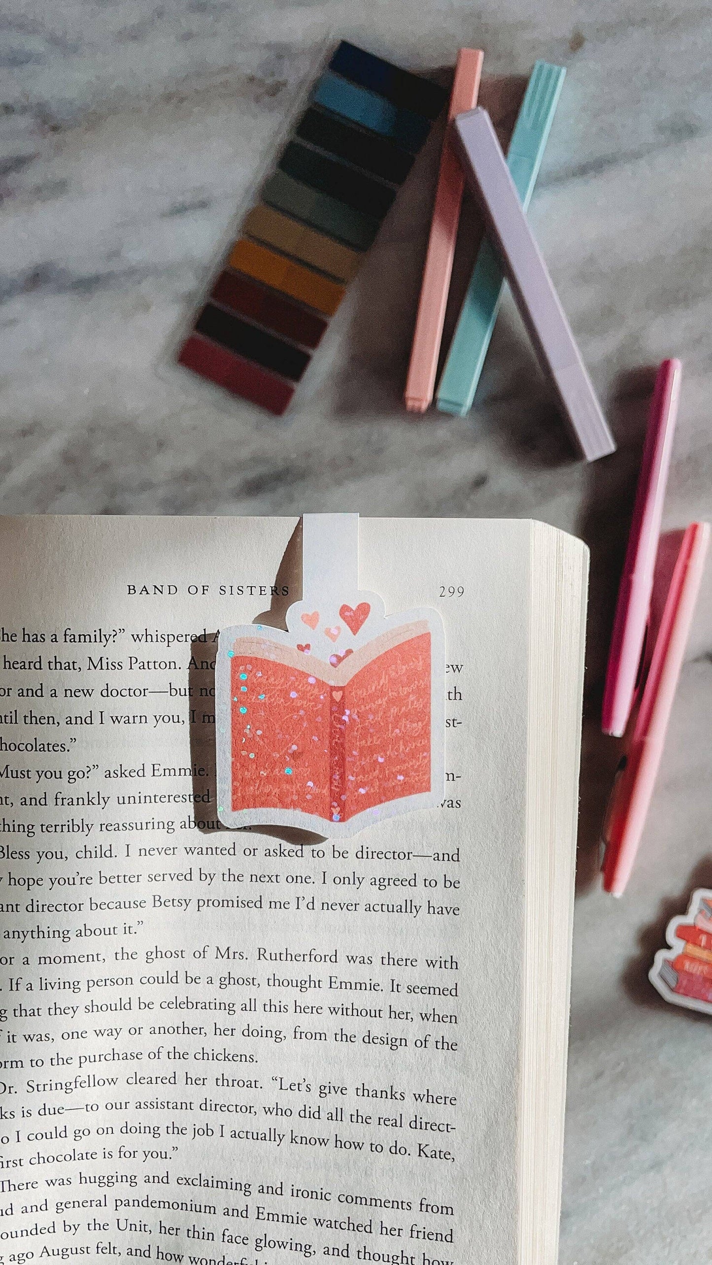 Romance Reader Magnetic Bookmarks