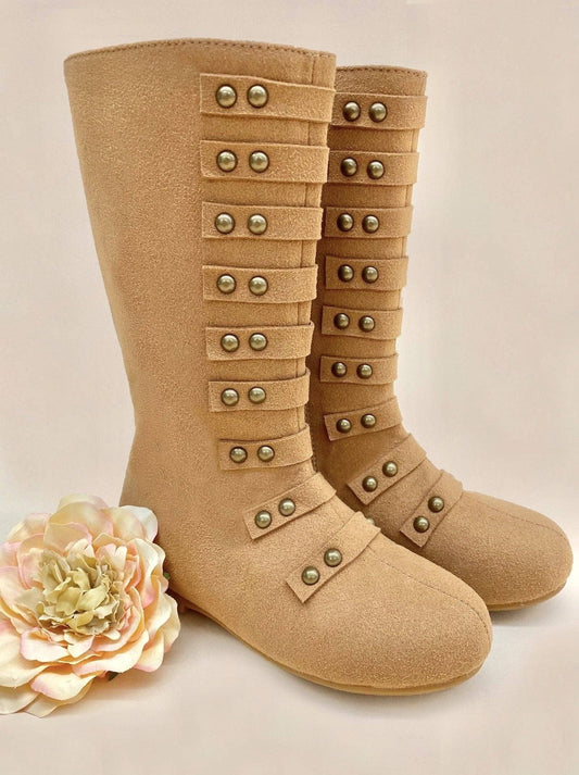 Girls Studded Boots