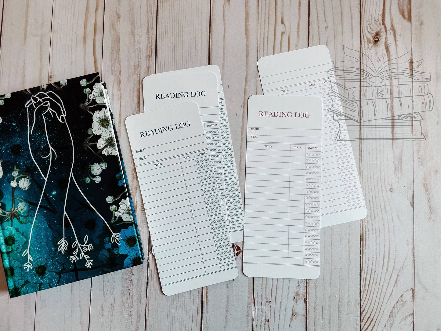 Reading Log Bookmark-double-sided
