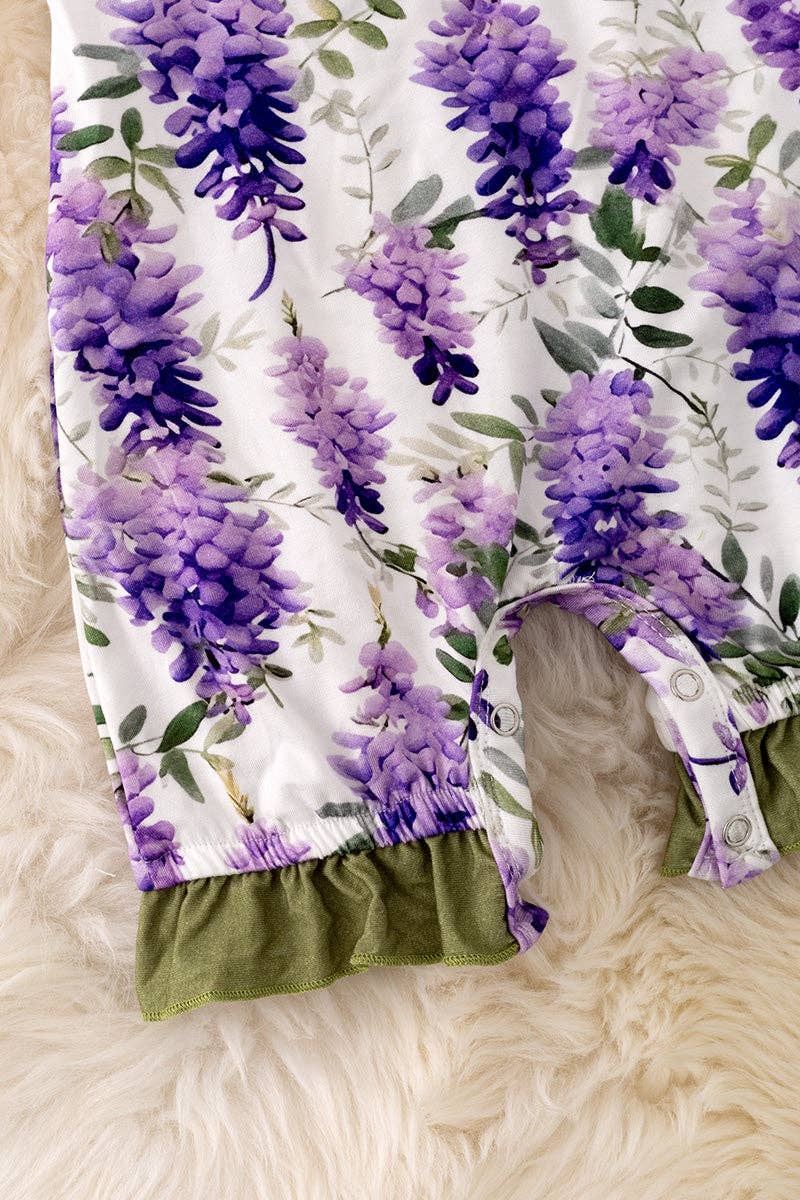 Bamboo Blue Bonnet Romper