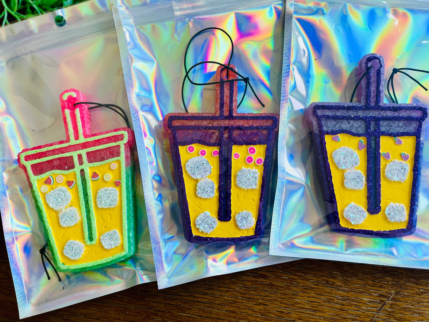 Summer Drink Car Freshie (1pc)