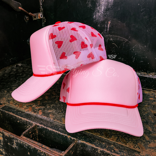 LIMITED EDITION Have a Heart Printed Mesh Cap