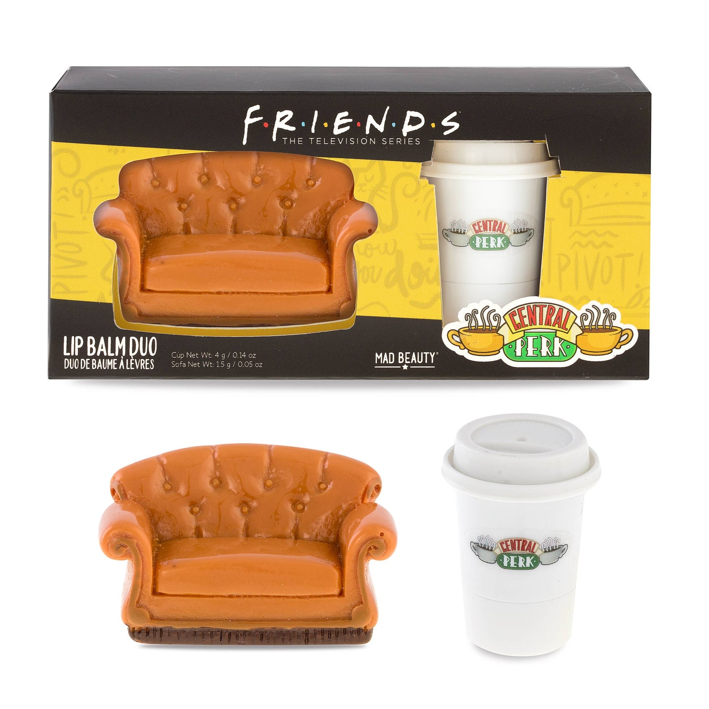 Mad Beauty Warner Friends Sofa lip balm set