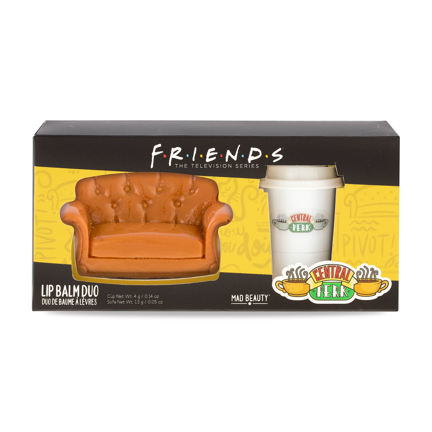Mad Beauty Warner Friends Sofa lip balm set