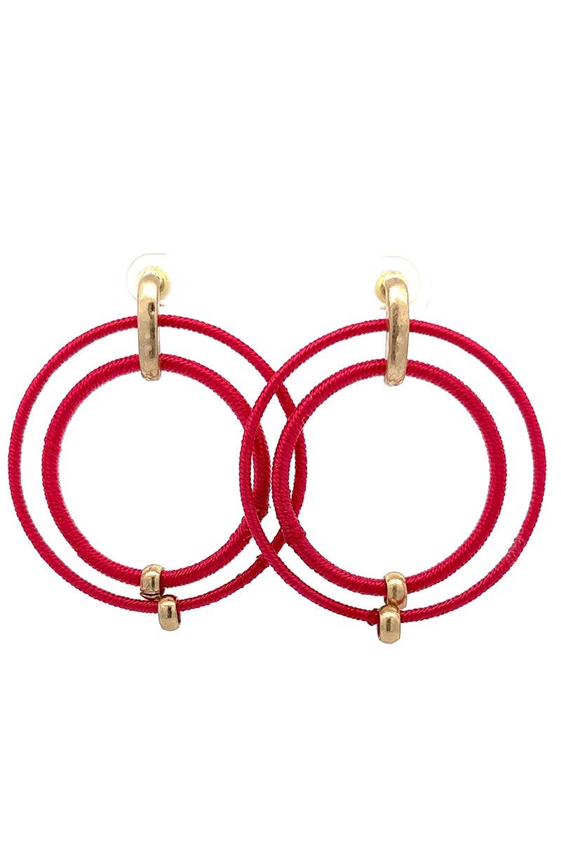 Color Hoop Earrings