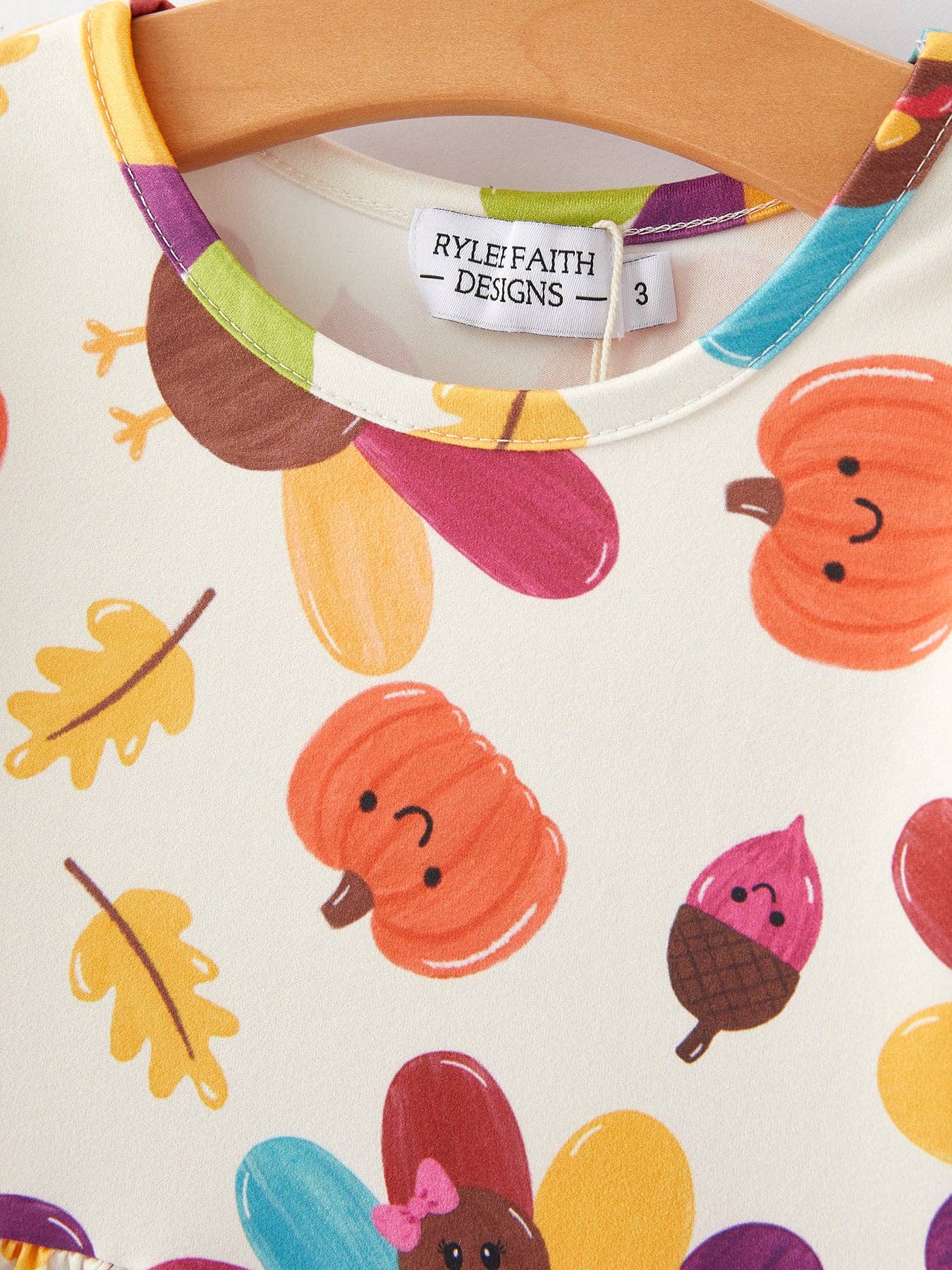 Turkey Print Girls Dress