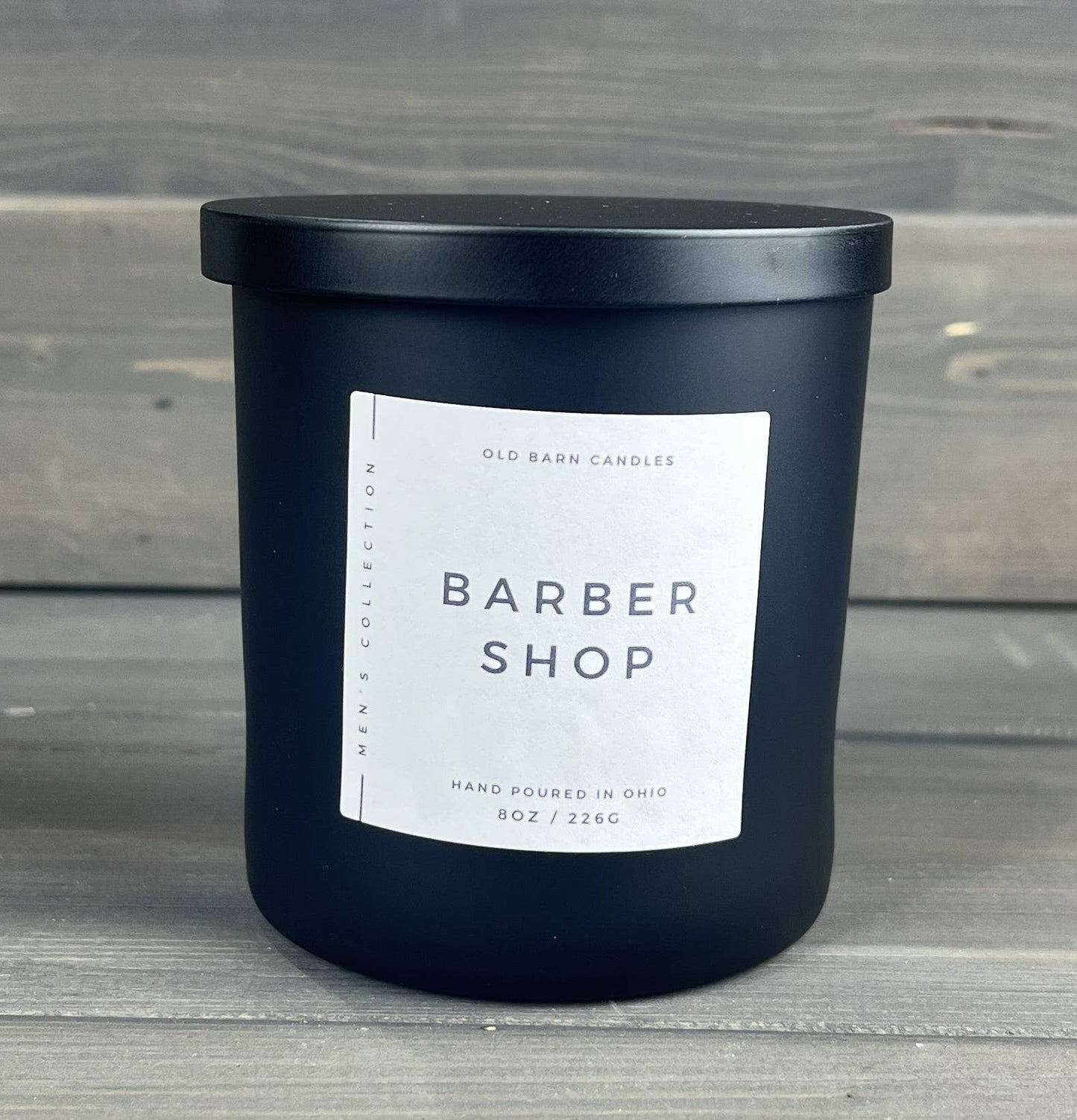 Barber Shop Wood Wick Candle
