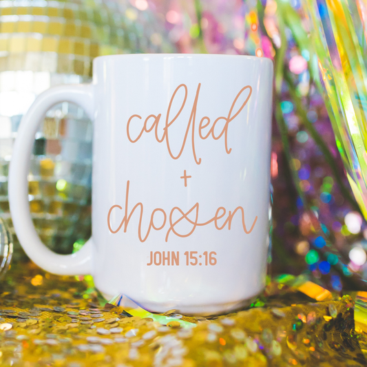 Called and Chosen mug