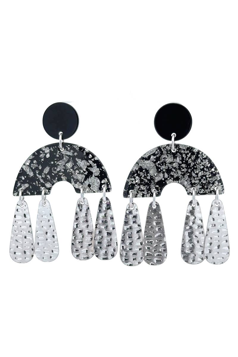 Hammered Matal Earrings