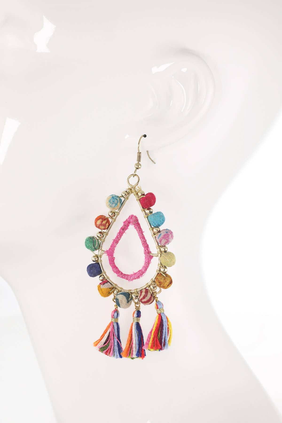 Teardrop Handmade Dangle Earrings