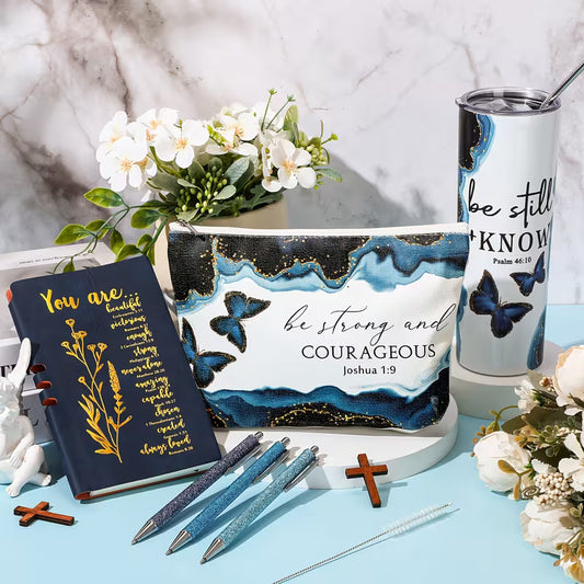 Blue Christian Gift Set