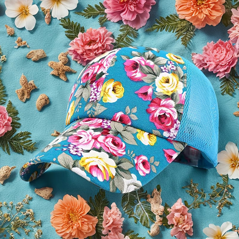 Floral Canvas Hat