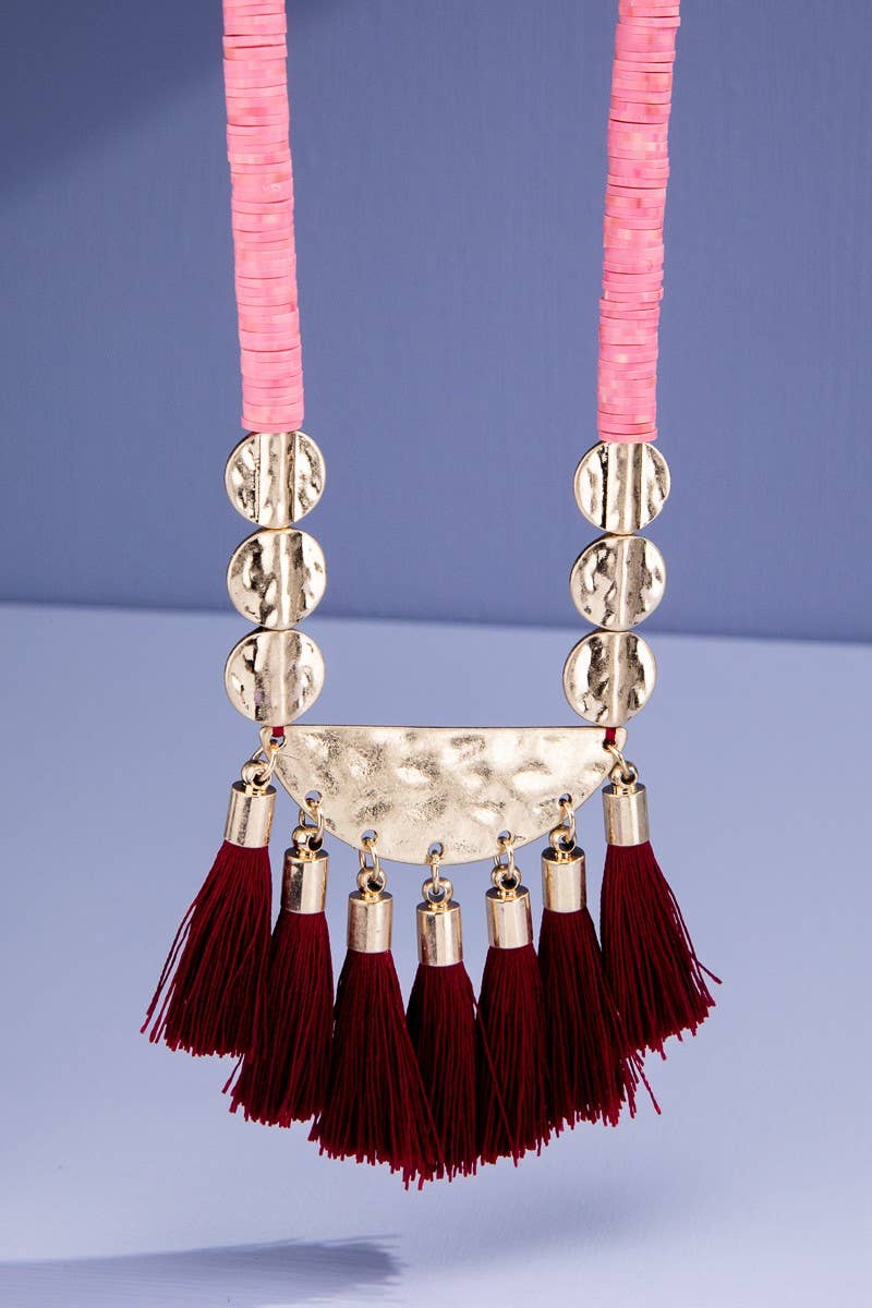 Charm Bib Necklace