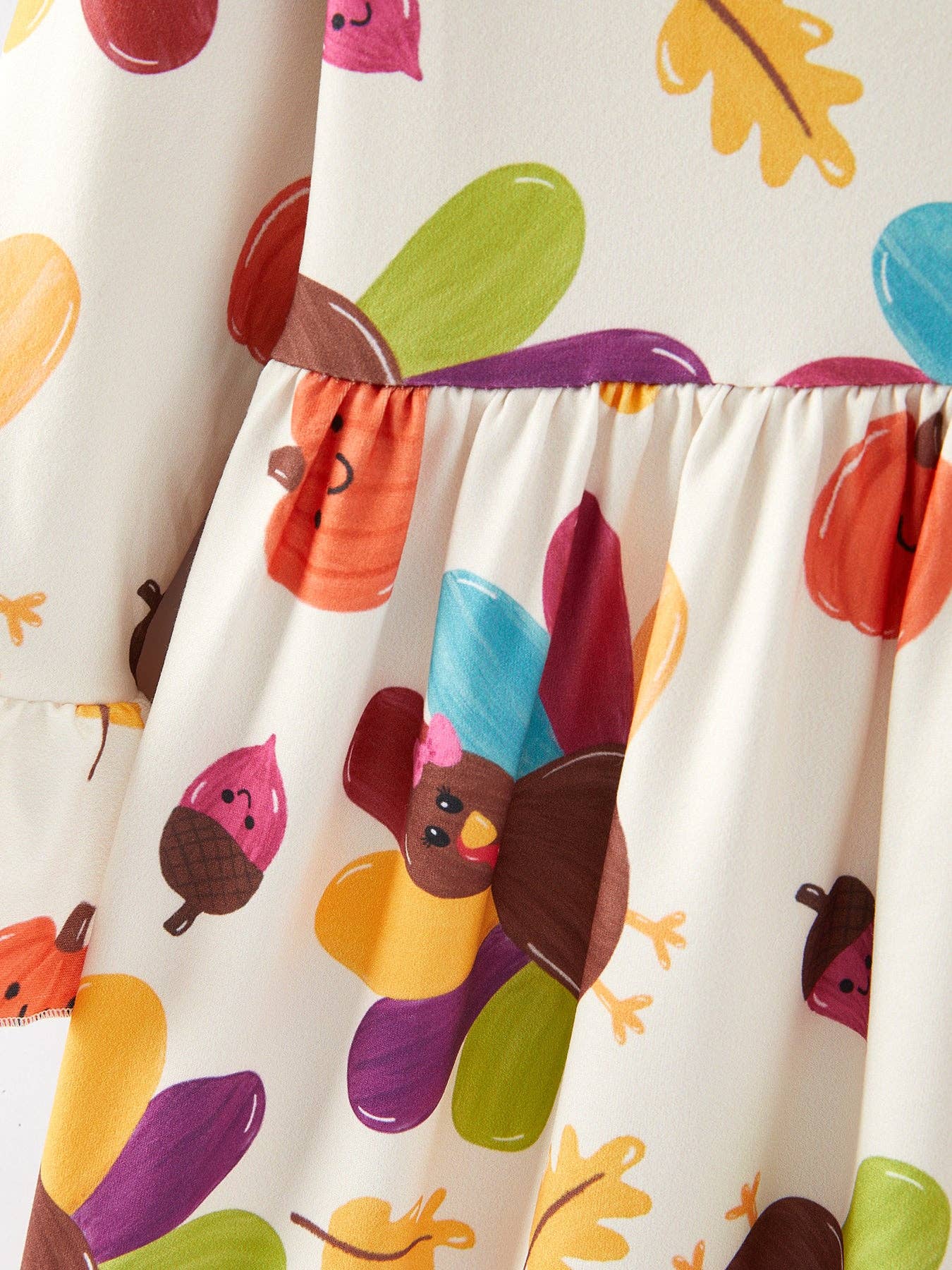 Turkey Print Girls Dress