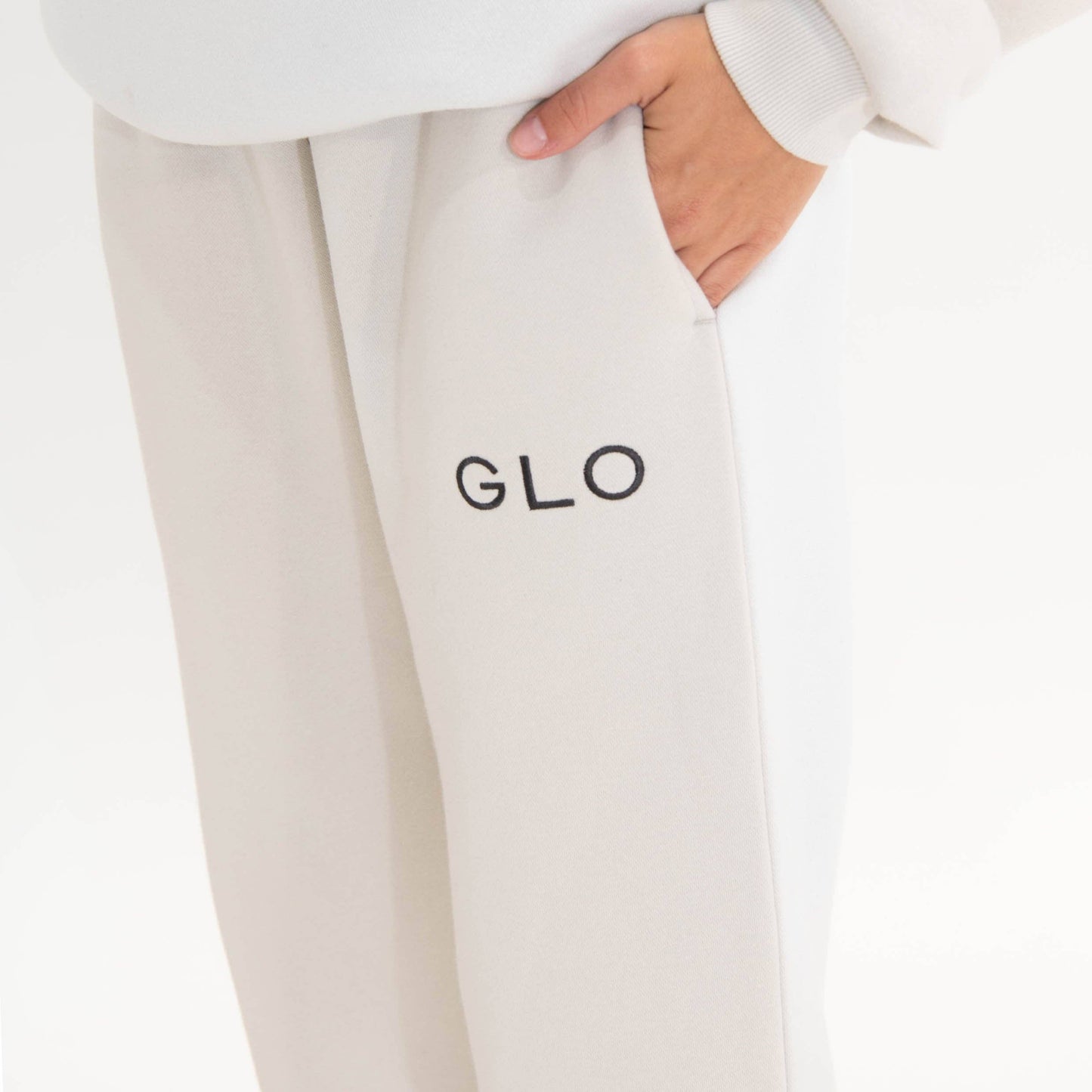 GLO Embroidered Sweatpants