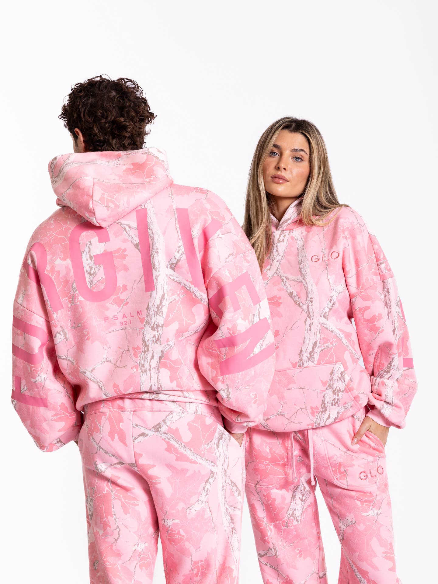 GLO Kingdom Essential Hoodie-Pnk Camo