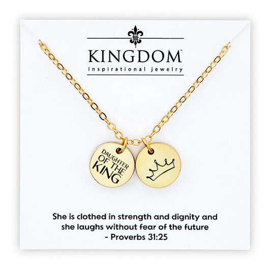 Double Coin Necklace Crown