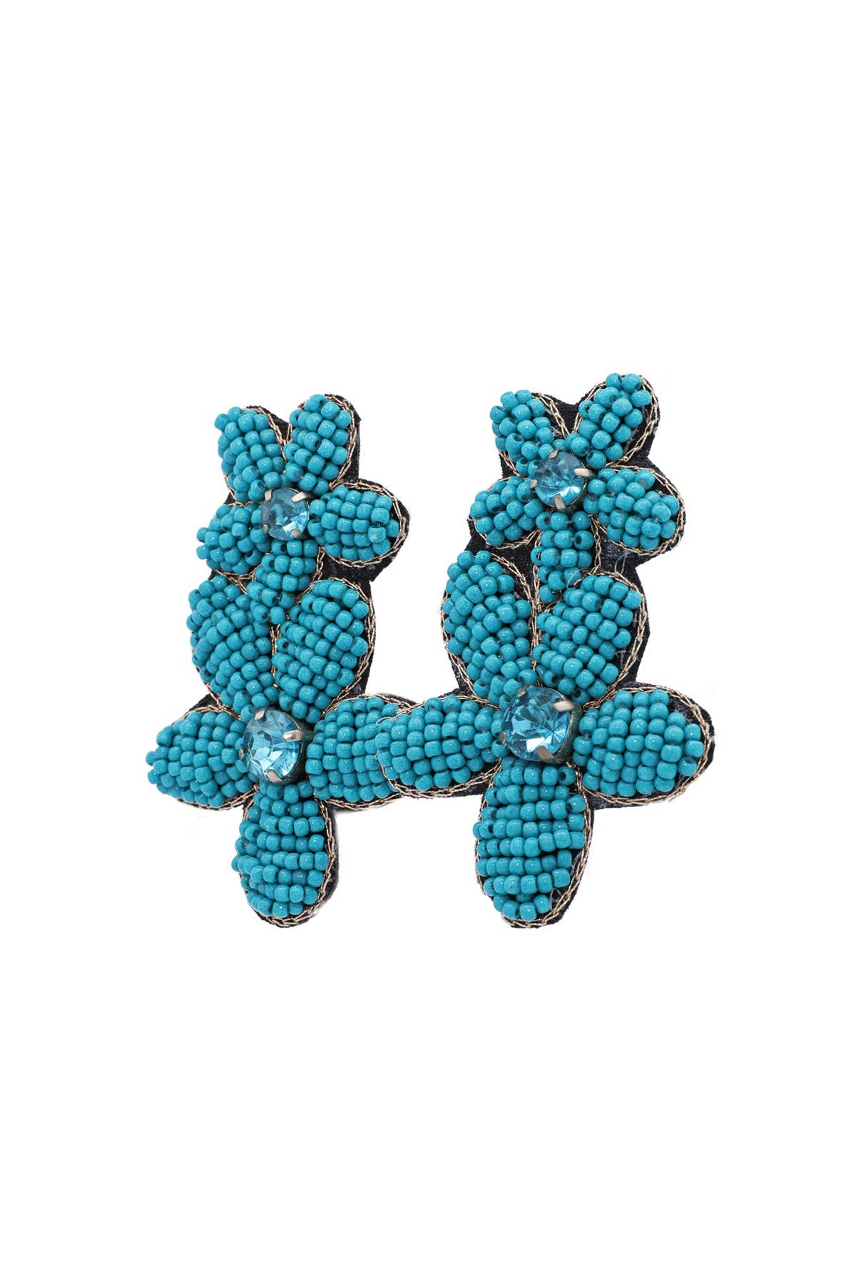 Flower Bead Drop Earrings