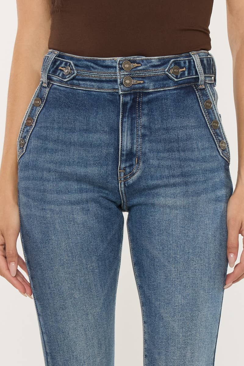 HIGH RISE FLARE JEANS KanCan