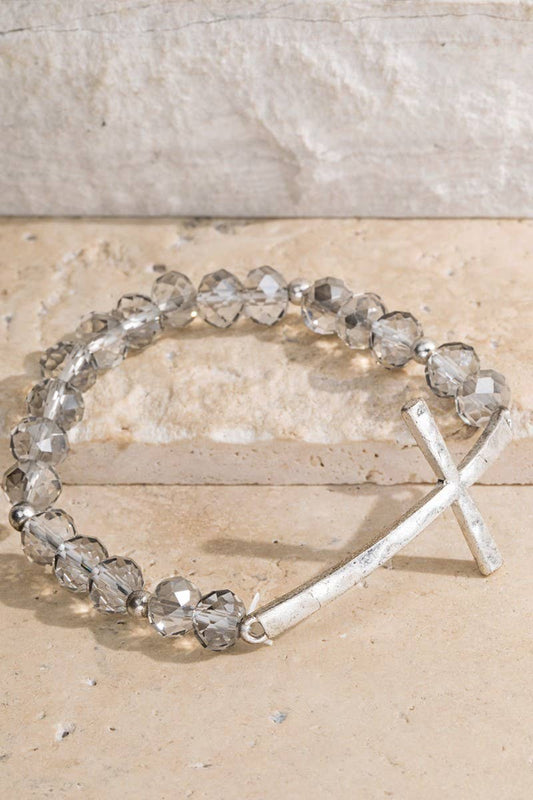 Metal Cross Bracelet