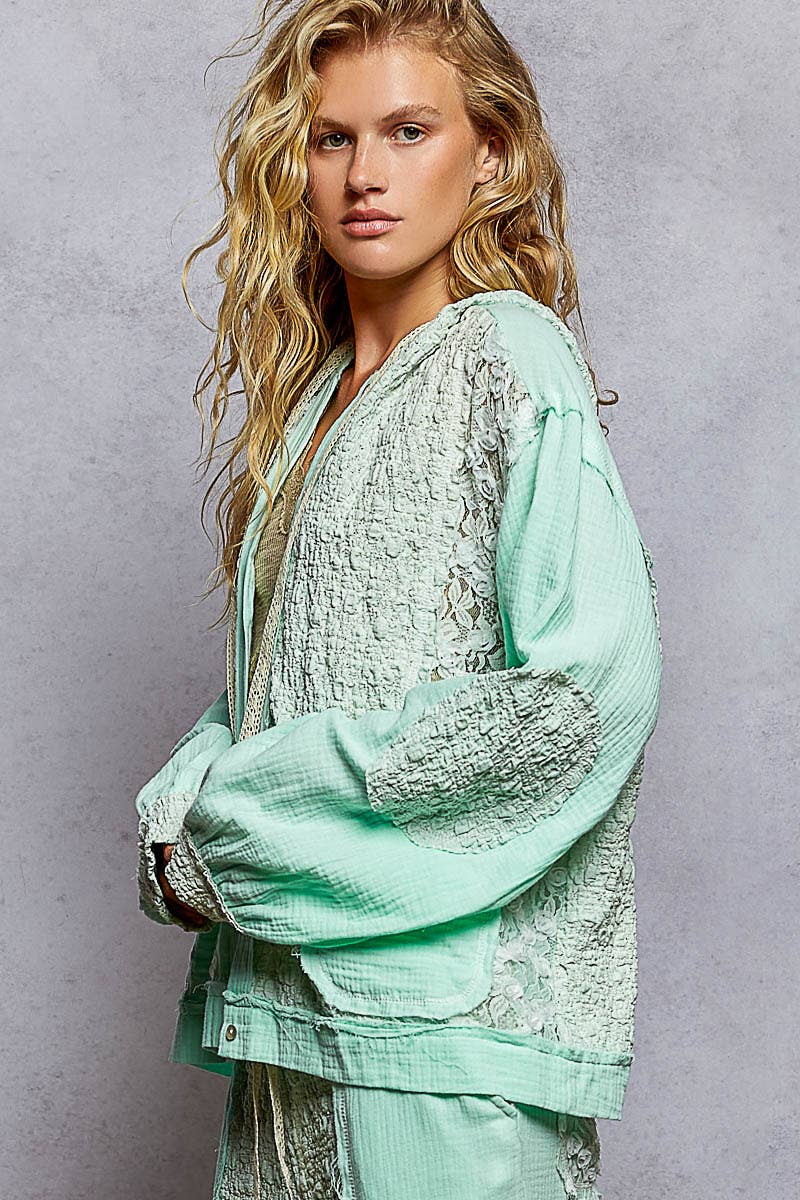 Lace Hoodie Jacket