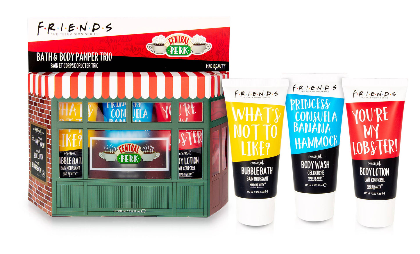 Mad Beauty Warner Friends Central Perk Pamper Trio