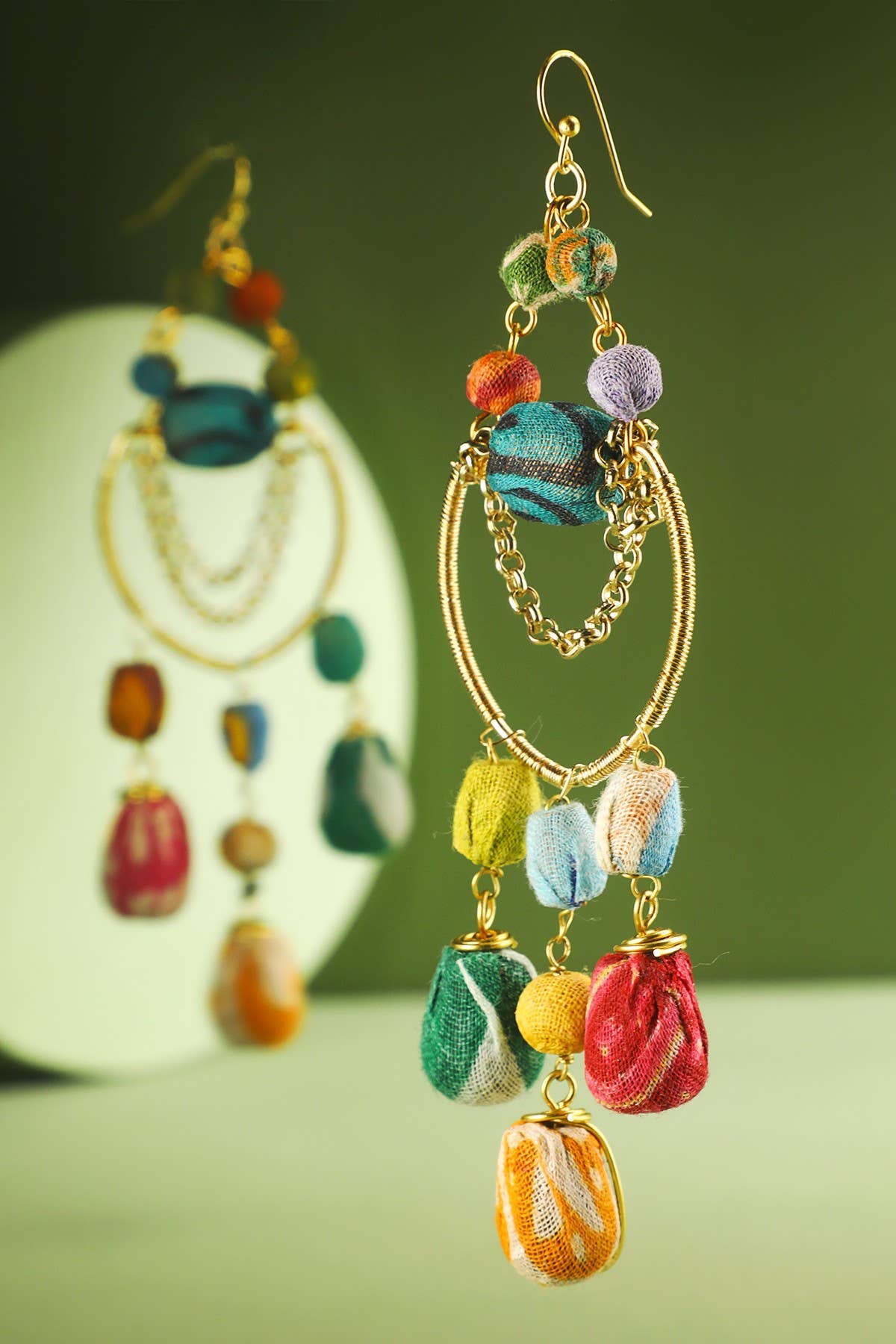 Beaded Chandelier Earrings