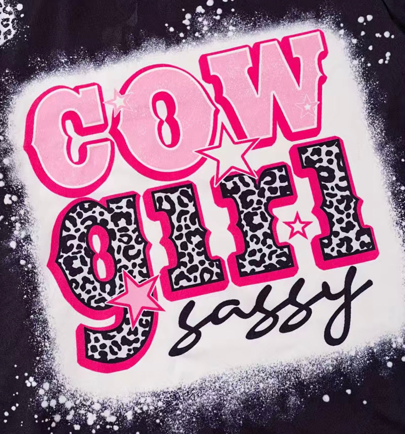 Girls “Cow Girl Sassy” Top