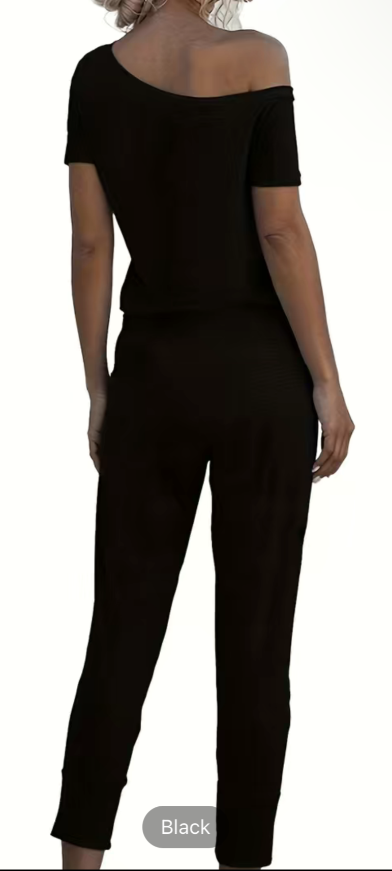 Black Slouchy Jumpsuit
