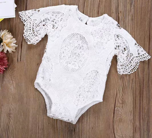 White Lace Onesie