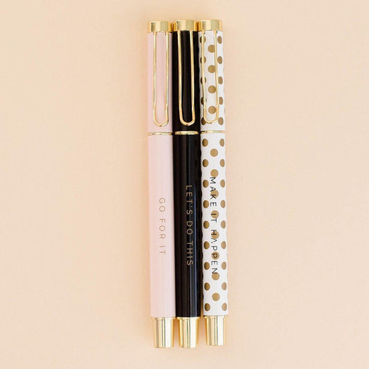 Inspirational Metal Pen Set