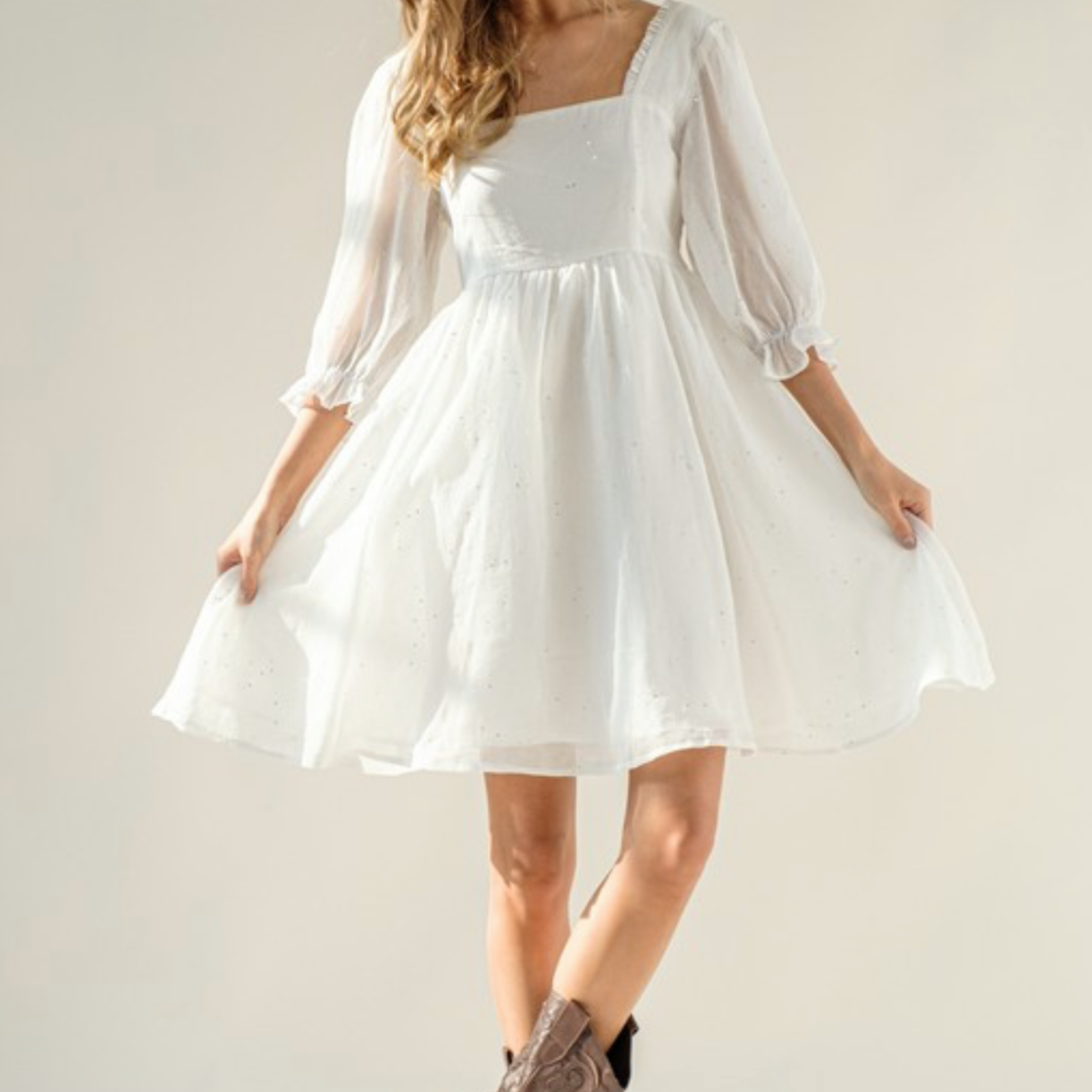 Dainty White Dress