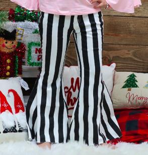 Infant Striped Denim Jeans