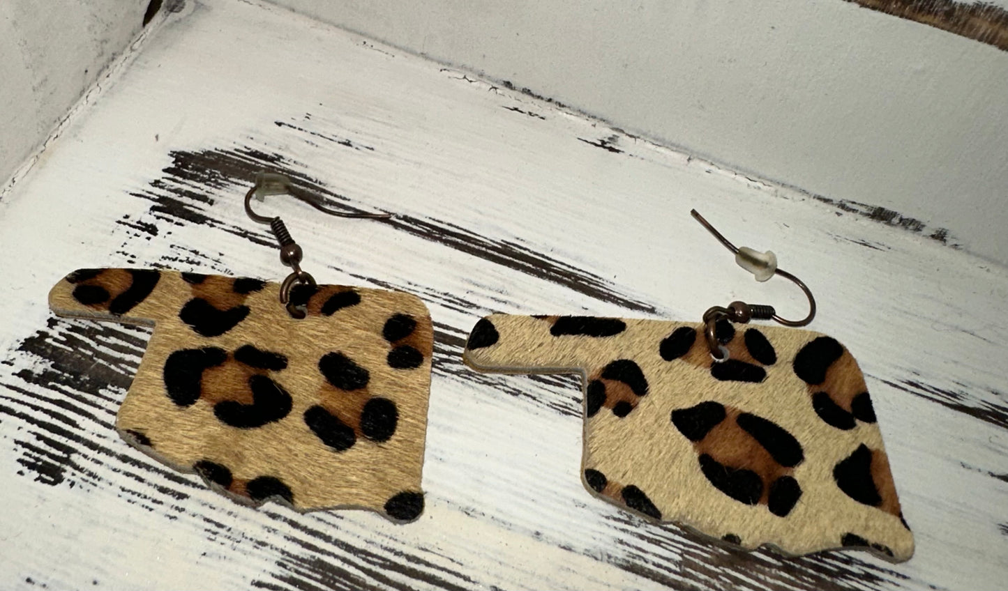 Leopard OK Earrings