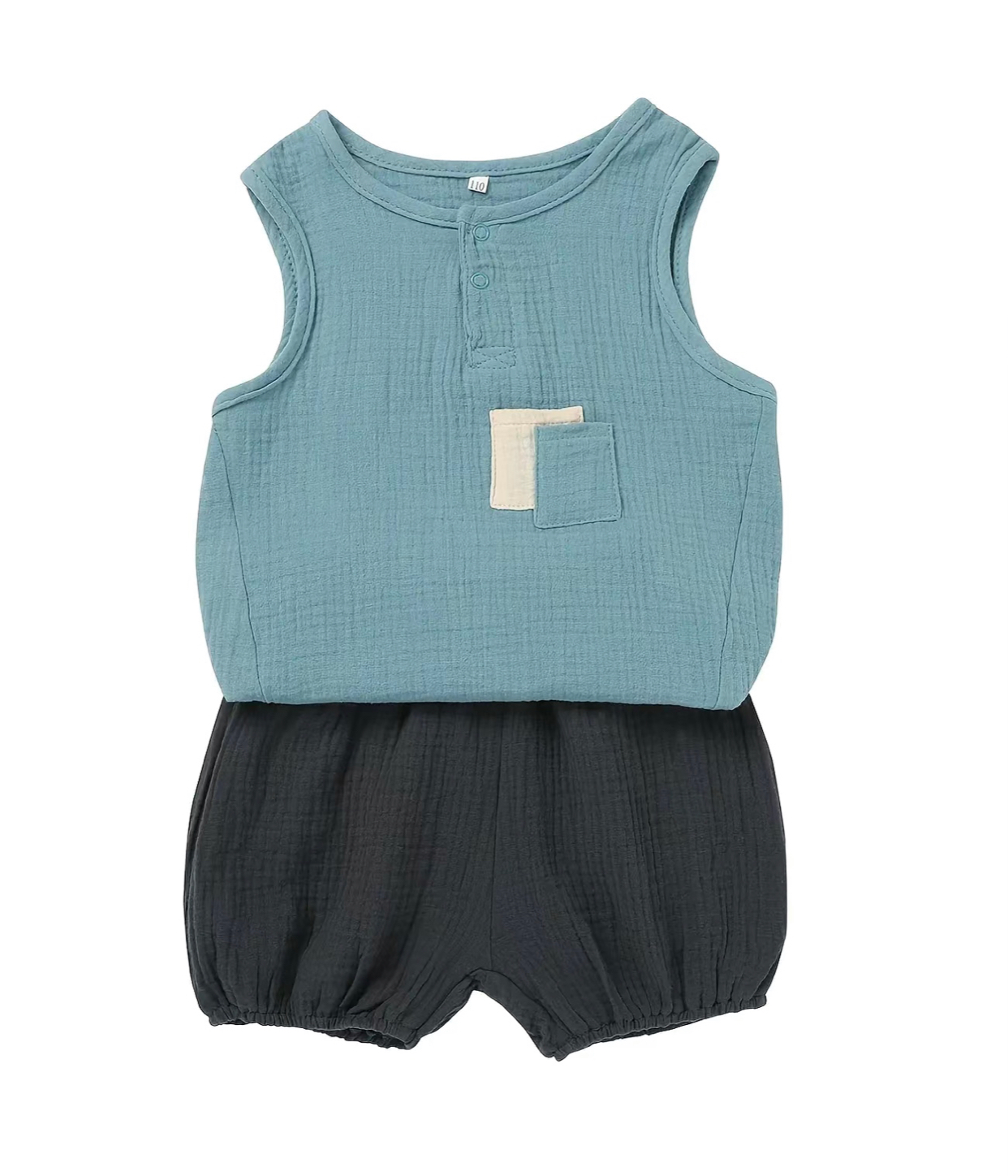 Infant Boys Sleeveless Tank Top/Shorts Set