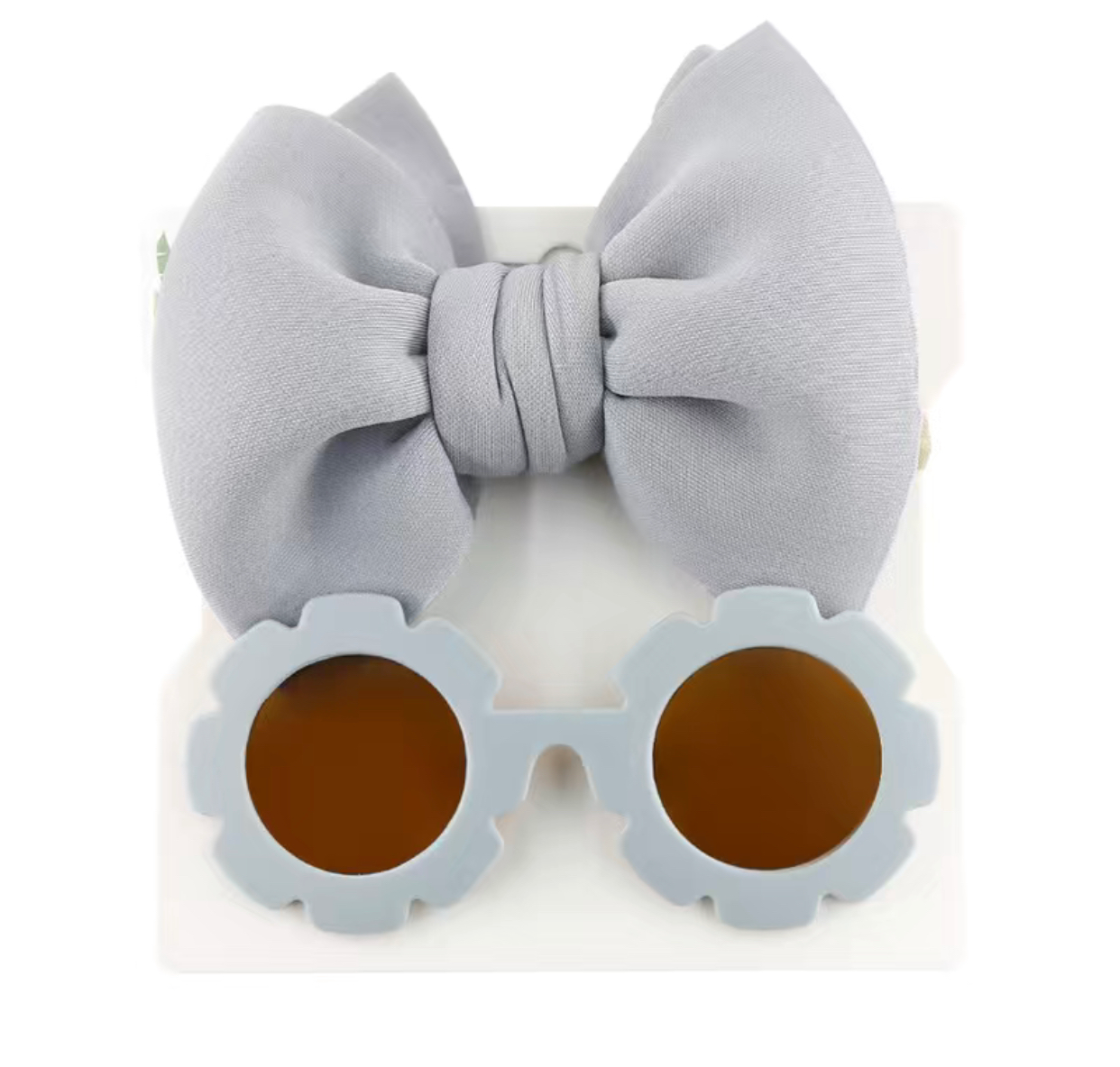 Kids Sunglasses and Bow Set