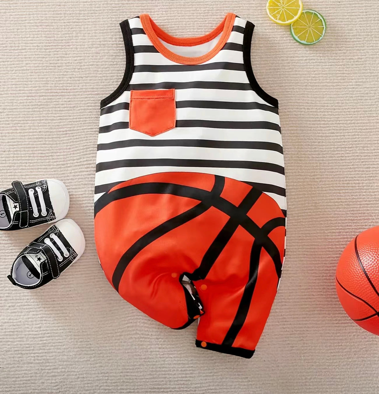Infant Basketball Romper
