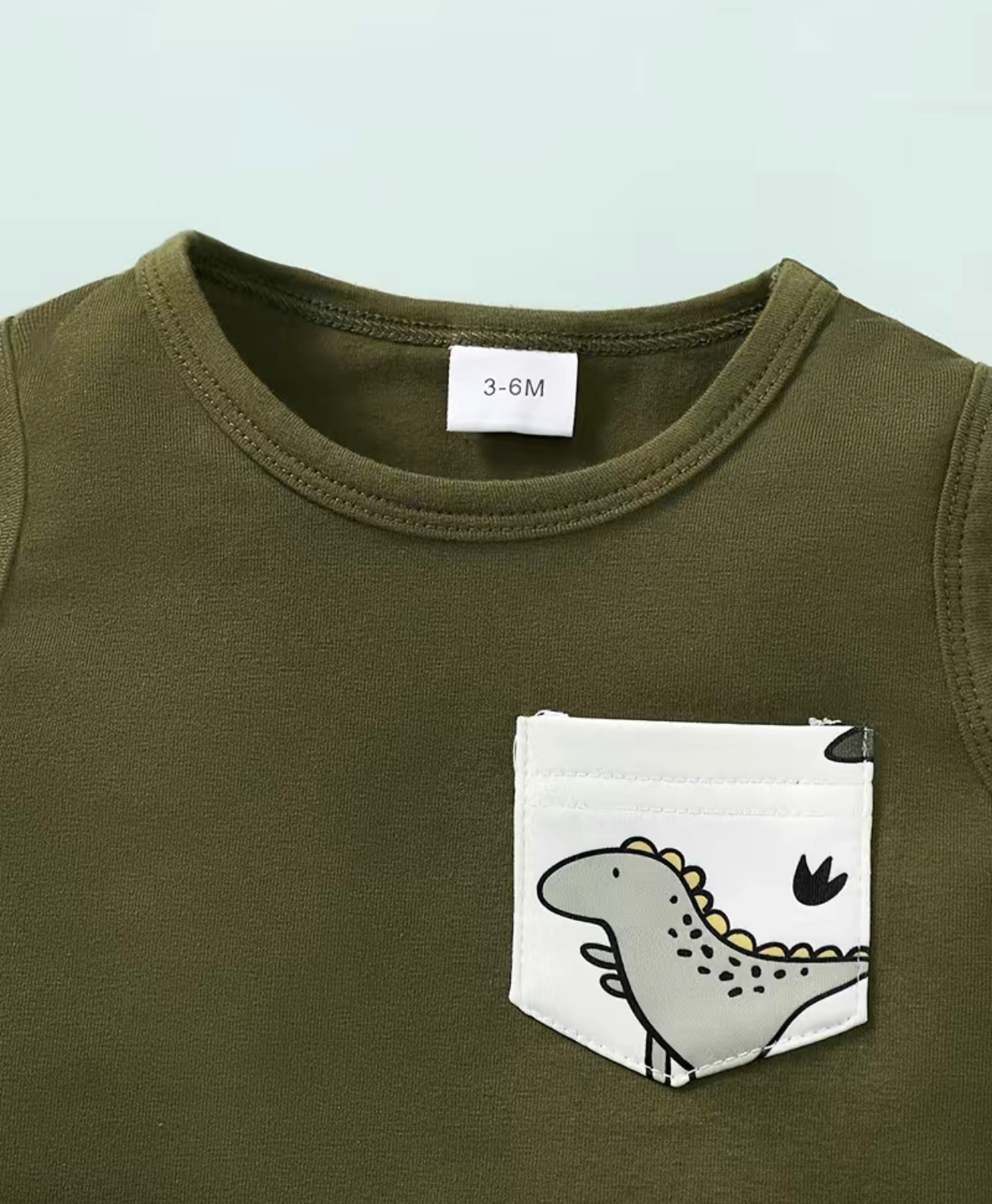 Infant Dino Pocket Tank Shorts Set