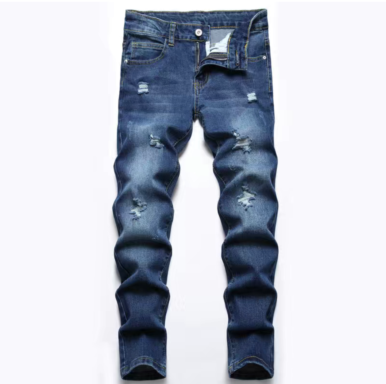 Boys Distressed Ripped Jeans