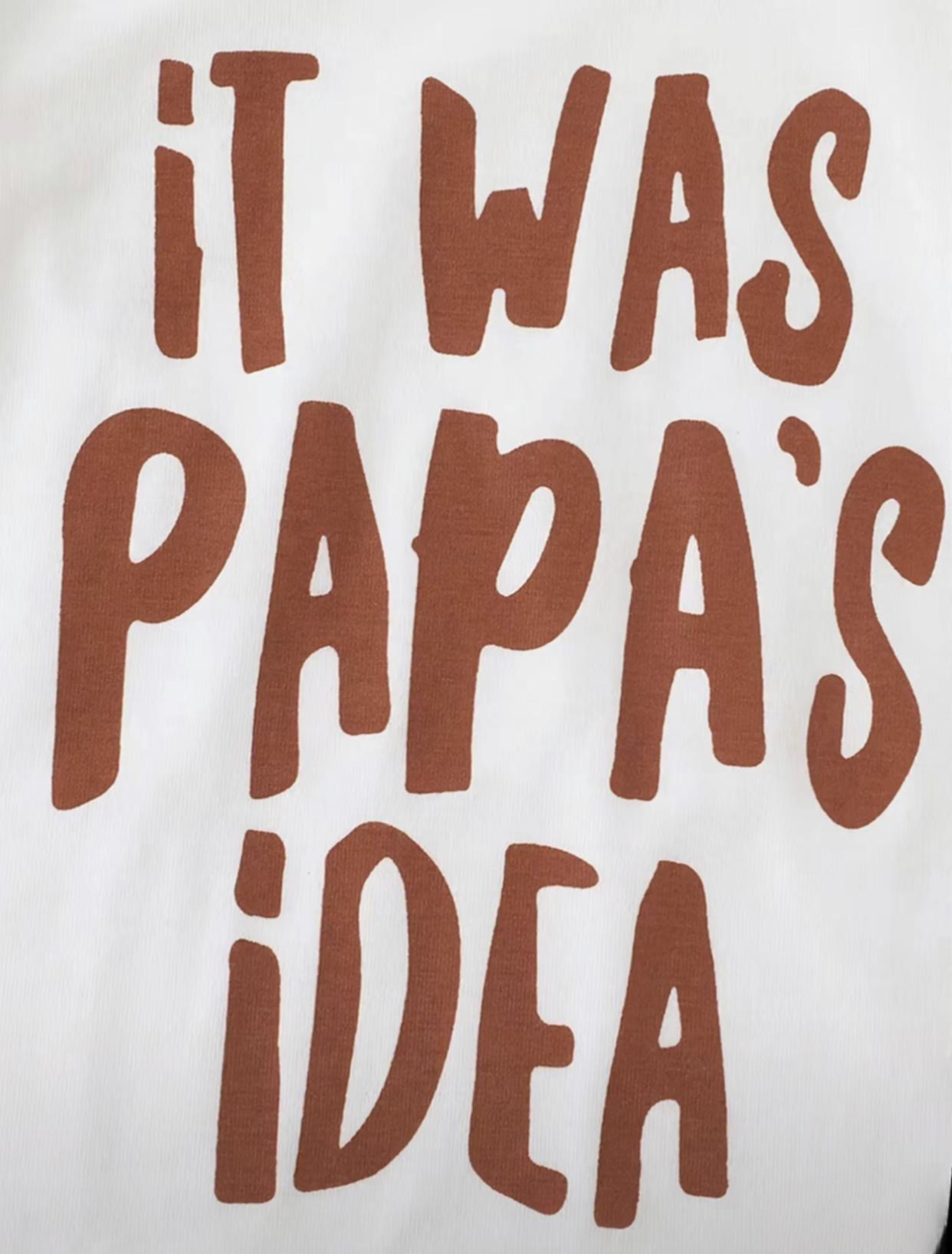 Boys It Was Papa’s Idea Set