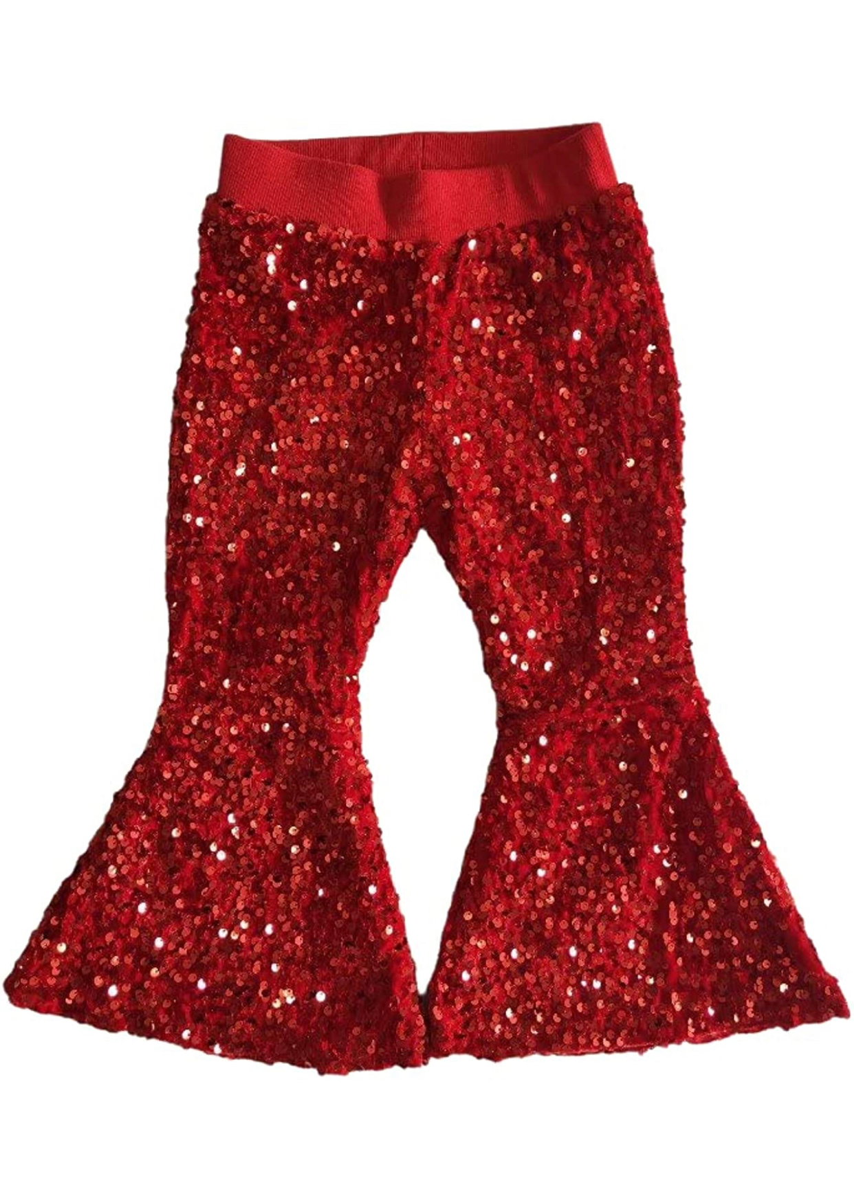 Infant Red Sequin Pants